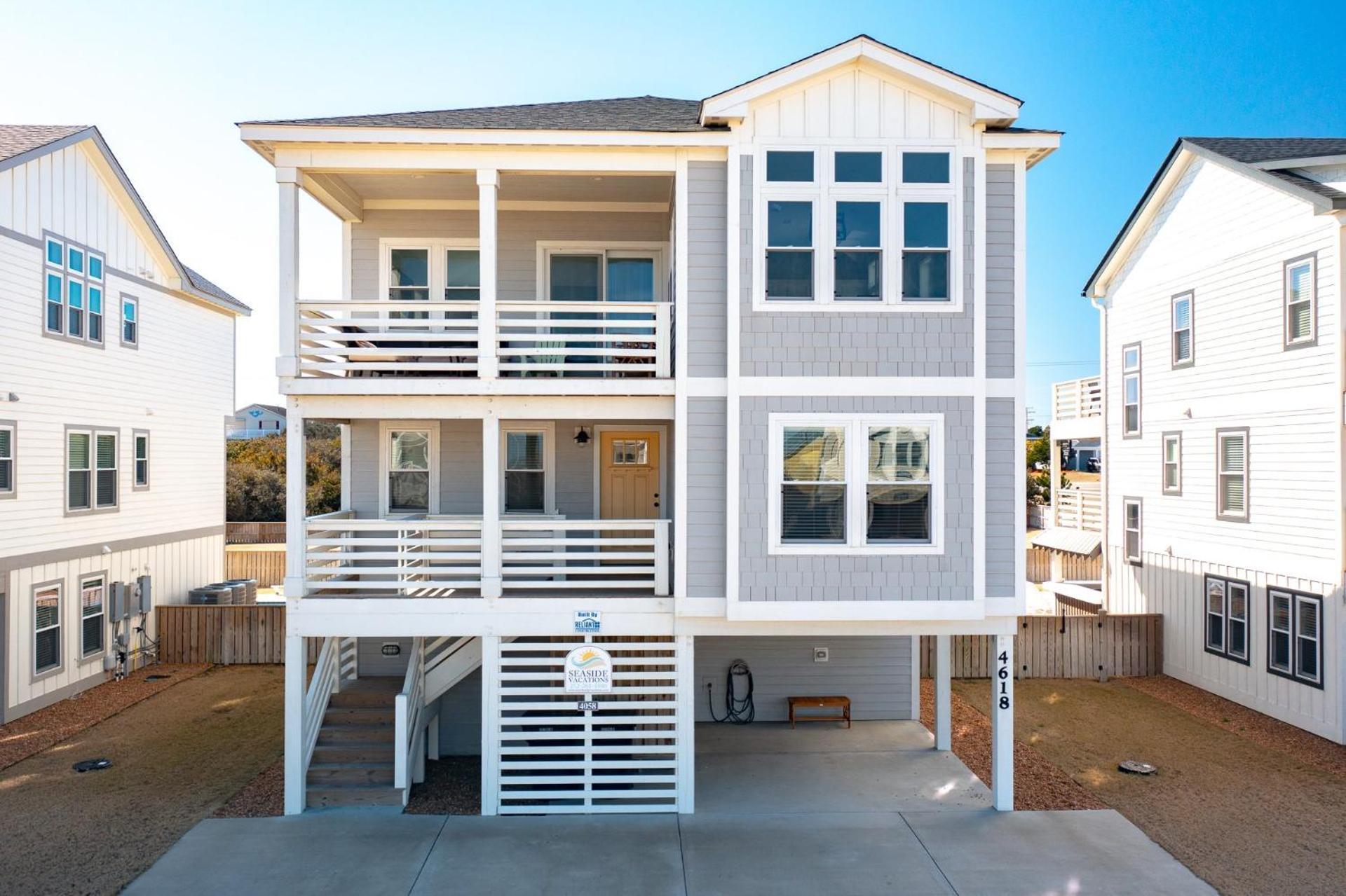 4058 Beach Haven 4 Min Walk To Beach Pool Kitty Hawk Exterior foto